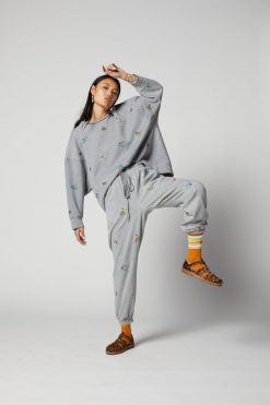 Heimstone Bottoms Kiara Pants Beaded Embroidered Fleece