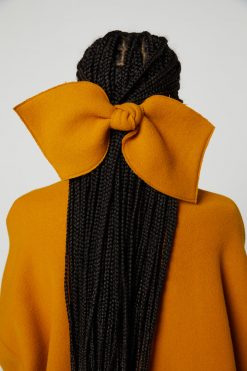 Heimstone Hair Clips Large Hair Clip In Tobacco Wool And Cashmere