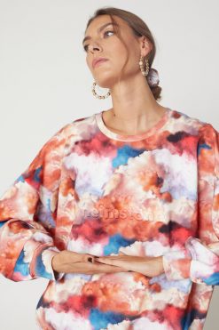 Heimstone Tops Harlem Jumper In Madone Print 7 Heimstone Tops Harlem Jumper In Madone Print