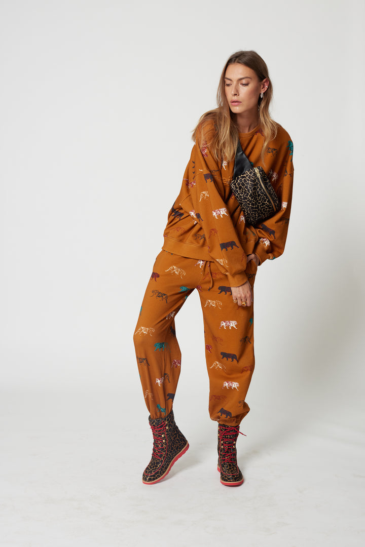 Heimstone Kiara Sweatpants In Tiger Print Bottoms 3 Heimstone Kiara Sweatpants In Tiger Print Bottoms