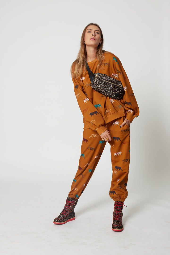 Heimstone Kiara Sweatpants In Tiger Print Bottoms 4 Heimstone Kiara Sweatpants In Tiger Print Bottoms