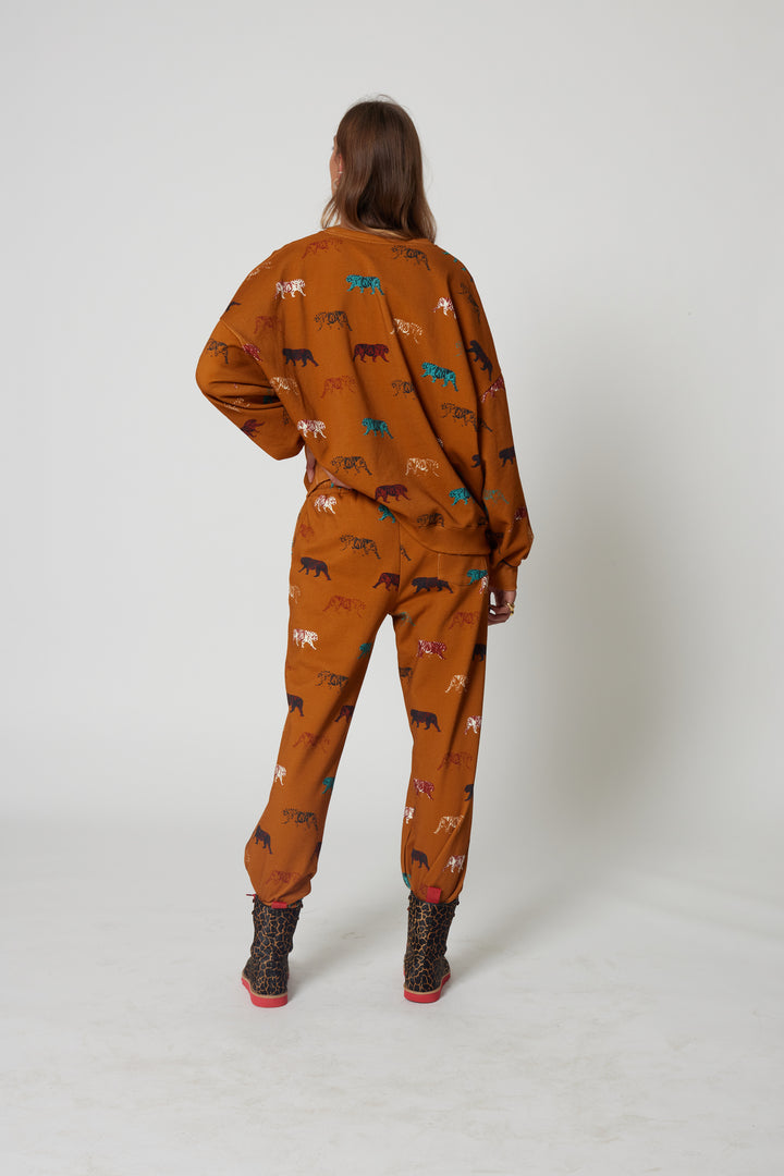 Heimstone Kiara Sweatpants In Tiger Print Bottoms 5 Heimstone Kiara Sweatpants In Tiger Print Bottoms