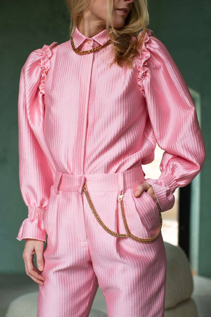 Heimstone Bottoms Gabriel Pants In Bubble Gum