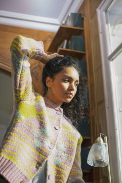 Heimstone Bristol Cardigan In Yellowstone Knit Knits