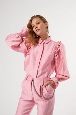 Heimstone Imogen Shirt In Bubble Gum Tops