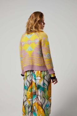 Heimstone Bristol Cardigan In Yellowstone Knit Knits