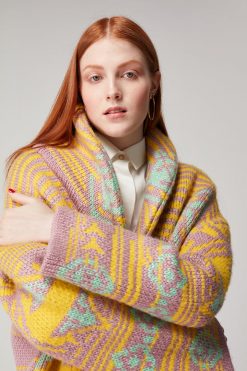 Heimstone Knits Rufus Cardigan In Yellowstone Knit