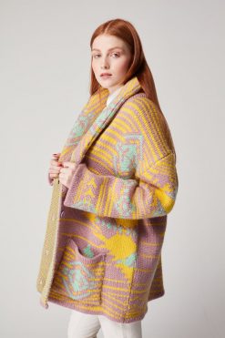 Heimstone Knits Rufus Cardigan In Yellowstone Knit