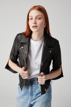 Heimstone Heimstone Signature Russel Perfecto In Black Leather