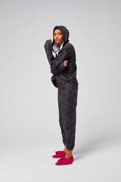 Heimstone Jack Sweat In Black Leopard Printed Fleece Tops 12 Heimstone Jack Sweat In Black Leopard Printed Fleece Tops