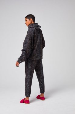 Heimstone Jack Sweat In Black Leopard Printed Fleece Tops 17 Heimstone Jack Sweat In Black Leopard Printed Fleece Tops