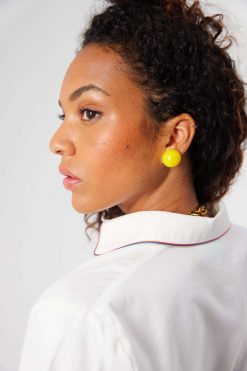 Heimstone Dori Shirt In White Cotton Tops