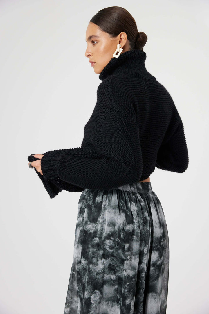 Heimstone Bobbi Sweater In Black Knit 2 Heimstone Bobbi Sweater In Black Knit