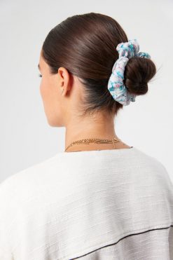 Heimstone Scrunchies Scrunchie In Lagoon Print