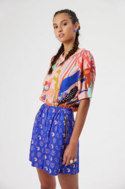 Heimstone Tops Dede T-shirt In Pink Leopard Print