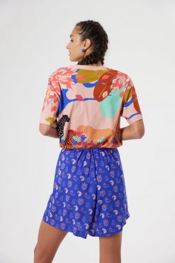 Heimstone Tops Dede T-shirt In Pink Leopard Print