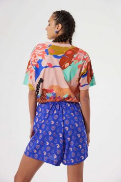 Heimstone Tops Dede T-shirt In Pink Leopard Print