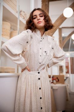 Heimstone Tokyo Shirt In Dryness Print Three Seven Paris