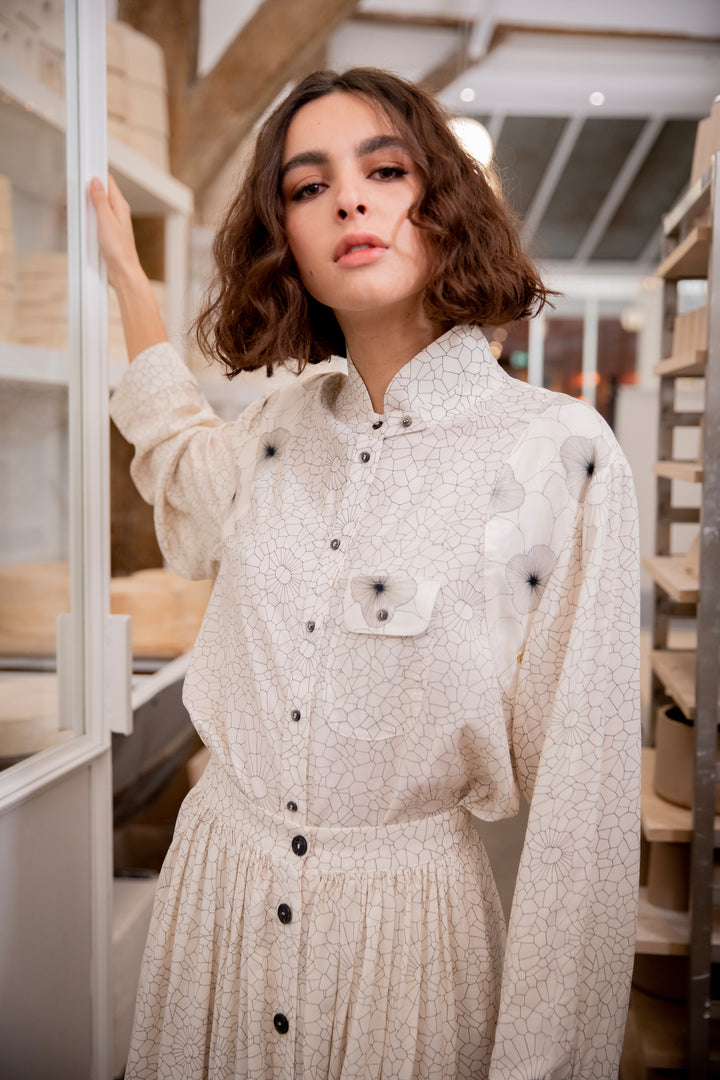 Heimstone Tokyo Shirt In Dryness Print Three Seven Paris 4 Heimstone Tokyo Shirt In Dryness Print Three Seven Paris