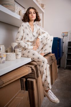 Heimstone Three Seven Paris Pyjama Ulysse In Flower Print Set