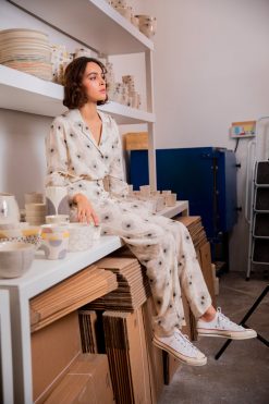 Heimstone Three Seven Paris Pyjama Ulysse In Flower Print Set
