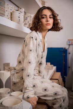 Heimstone Three Seven Paris Pyjama Ulysse In Flower Print Set