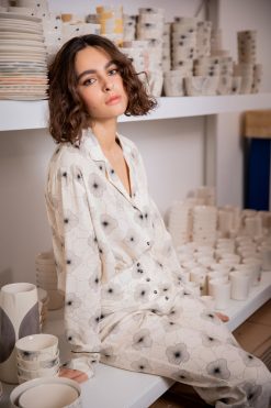 Heimstone Three Seven Paris Pyjama Ulysse In Flower Print Set