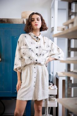 Heimstone Three Seven Paris Doll Short In Dryness Print