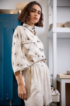 Heimstone Three Seven Paris Doll Short In Dryness Print