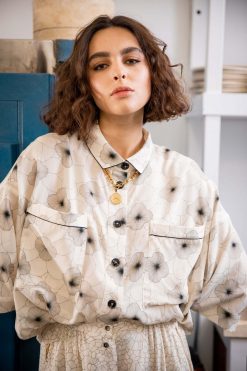 Heimstone Astrée Shirt In Flower Print Three Seven Paris