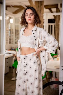 Heimstone Three Seven Paris Bralette In Dryness Print