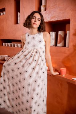 Heimstone Sperone Summer Dress In Flower Print Three Seven Paris