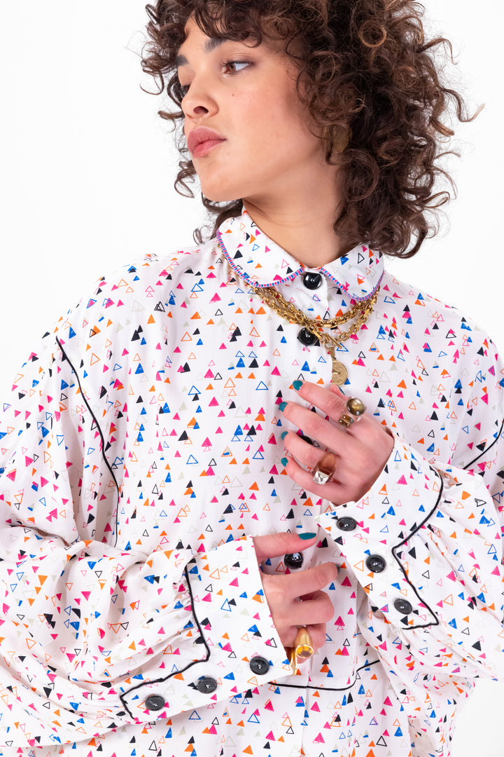 Heimstone Tasman Shirt In Fior Di Latte Print Tops 2 Heimstone Tasman Shirt In Fior Di Latte Print Tops