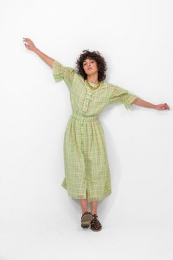 Heimstone Orso Skirt In Rosary Vichy Bottoms