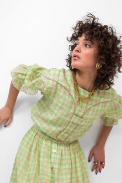 Heimstone Tops Beausserie Shirt In Rosary Vichy