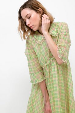 Heimstone Dresses & Jumpsuits Scarlett Dress In Rosary Vichy