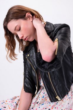 Heimstone Heimstone Signature Russel Perfecto In Black Leather