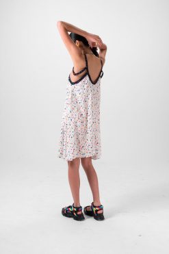 Heimstone Flavin Dress In Fior Di Latte Print