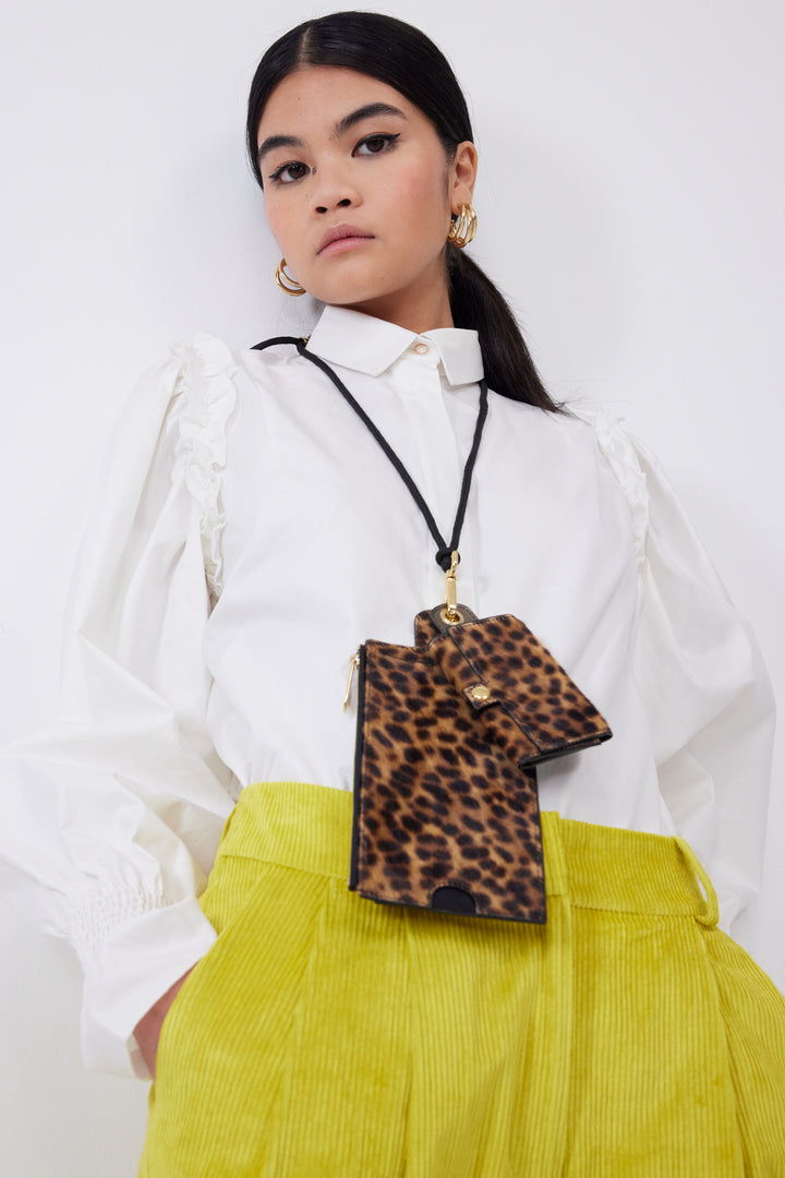 Heimstone The Minis - 6 Key Holder In Grey Leopard Printed Leather 2 Heimstone The Minis - 6 Key Holder In Grey Leopard Printed Leather