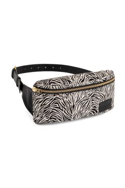 Heimstone Fanny Pack In Zebra Printed Leather Leather Goods