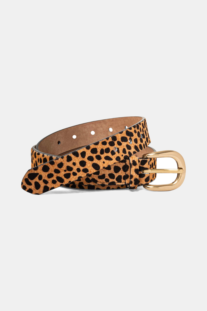 Heimstone Belt In Cheetah Printed Leather 1 Heimstone Belt In Cheetah Printed Leather
