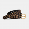 Heimstone Belt In Giraffe Printed Leather Leather Goods