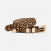 Heimstone Texan Belt In Cheetah Printed Leather Leather Goods