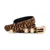 Heimstone Texan Belt In Leopard Printed Leather