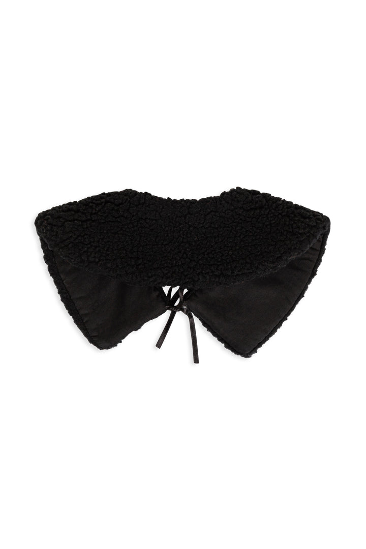 Heimstone Heimstone Signature Trapper Collar In Black Wool 4 Heimstone Heimstone Signature Trapper Collar In Black Wool