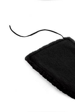 Heimstone Heimstone Signature Trapper Collar In Black Wool 6 Heimstone Heimstone Signature Trapper Collar In Black Wool