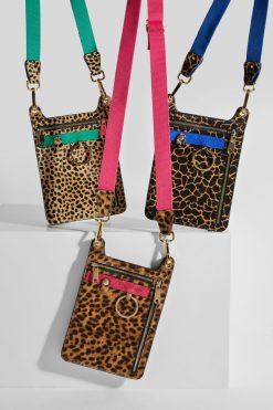 Heimstone The Minis Stanley Satchel In Cheetah Printed Leather