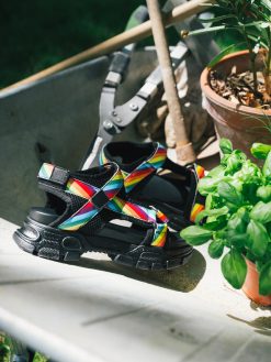 Heimstone Shoes Travis Sandals In Raiwbow Leather