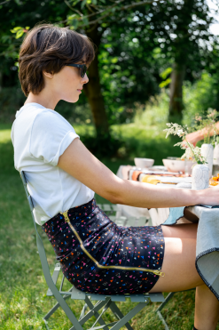 Heimstone Molly Skirt In Zodiac Print Bottoms