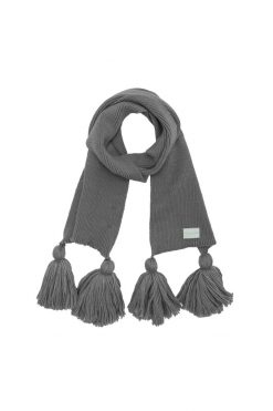 Heimstone Ellis Scarf In Grey Knit Knits
